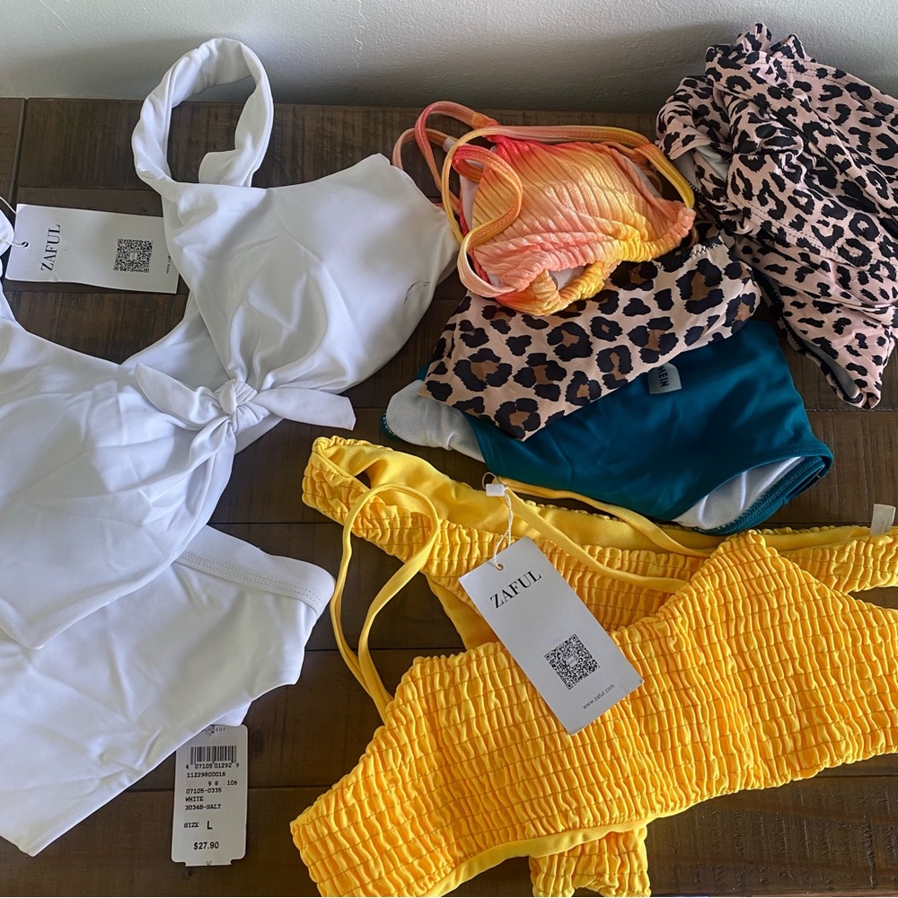 NWT & NWOT 8 piece Matching set & Miscellaneous Bikini Top and Bottom Bundle